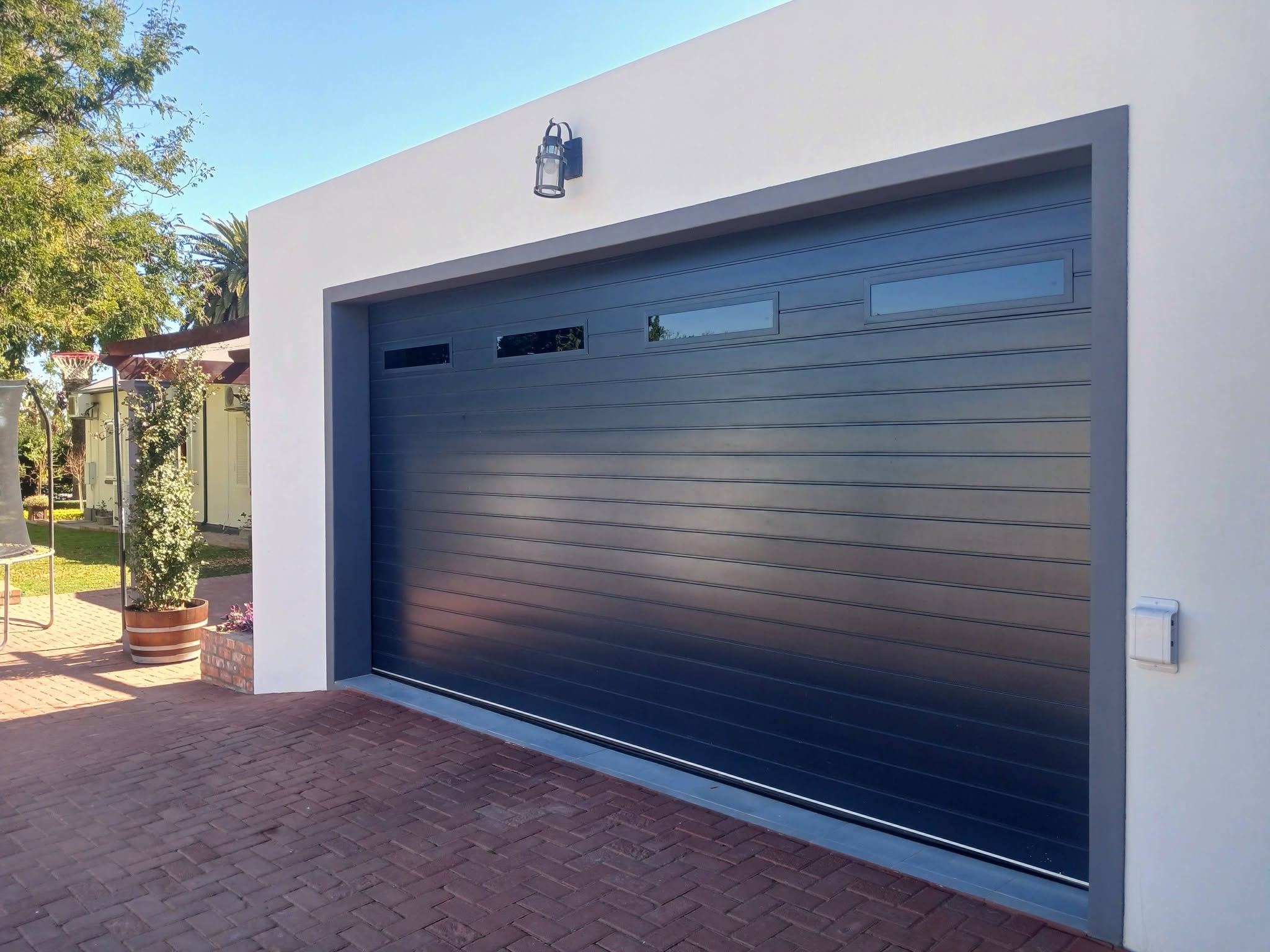 Sectional garage door